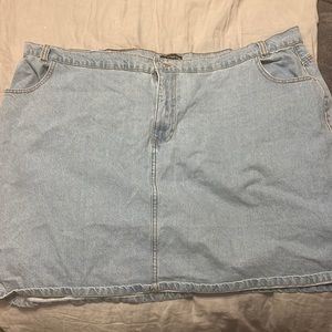 ASOS Light Wash Jean Skirt!